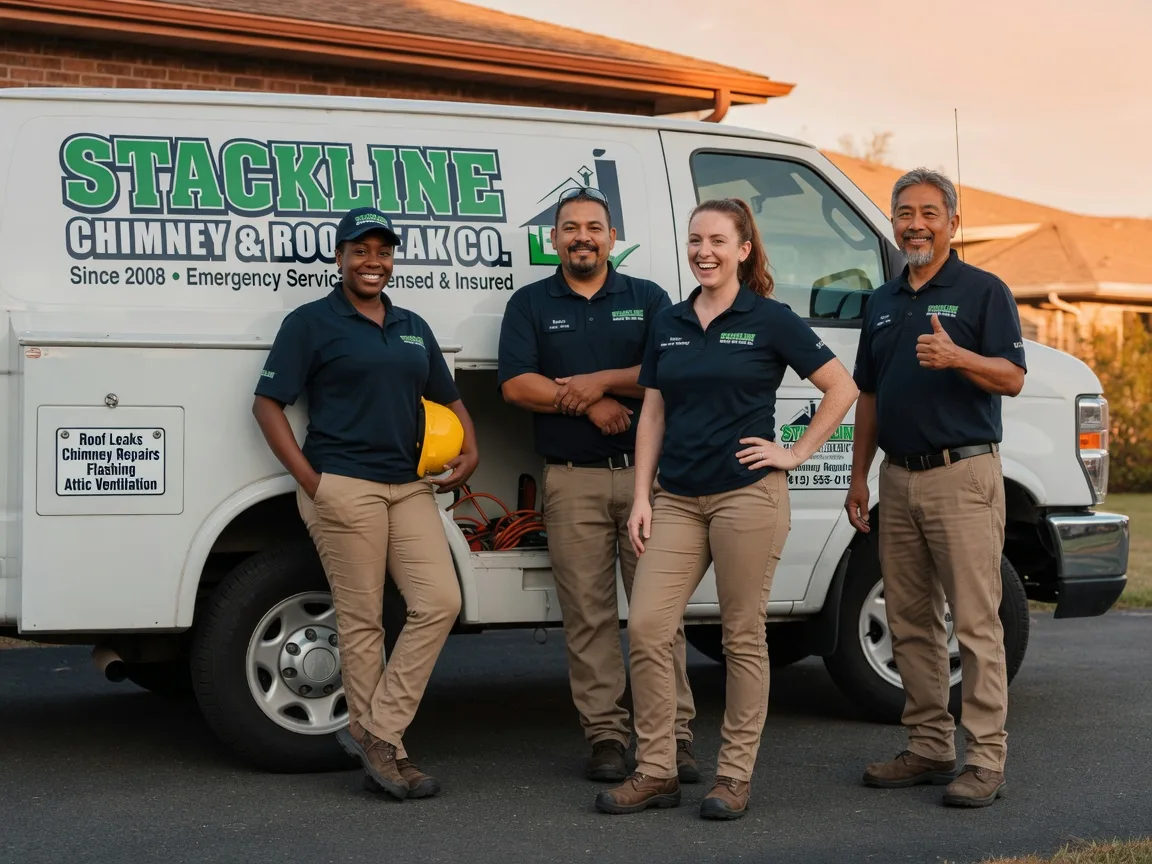 Chimney flashing repair company in Tonkawa, OK